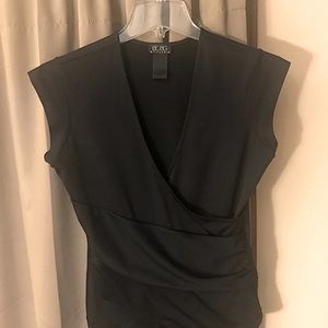 Beautiful bcbgmaxazria wrap top. Unbeatable $.